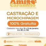 Programa Amigo Caramelo abre cadastro presencial para castração gratuita de animais no Nova Esperança