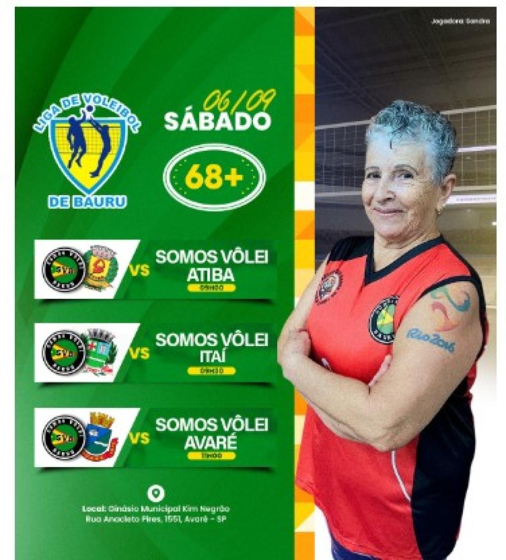 Somos Vôlei Bauru visita Avaré em sequência de liga regional