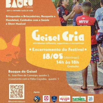Festival Cria Bauru 2025: Programação especial no Horto Florestal e Bosque Geisel neste fim de semana