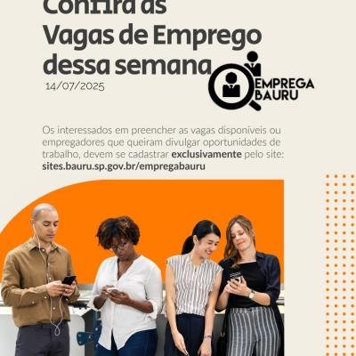 Vagas de Emprego em Bauru Atualizadas – Oportunidades pela Sedecon em Diversas Áreas