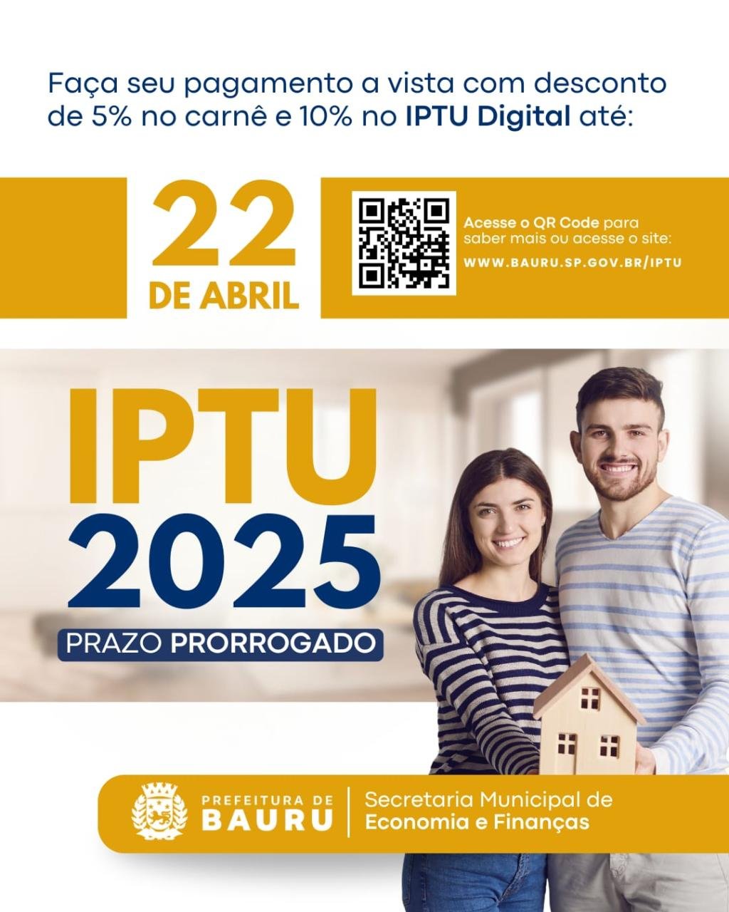 IPTU Bauru 2025: Prorrogação de Vencimento e Novas Datas de Pagamento