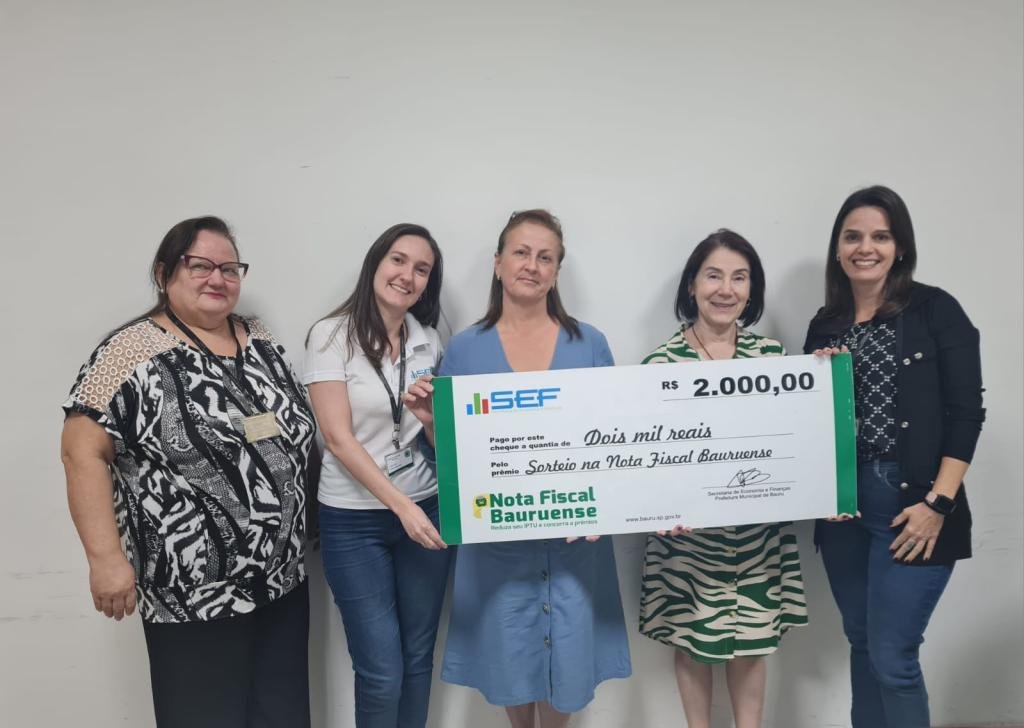 Programa Nota Fiscal Bauruense: Ganhadores de Fevereiro/2025 Recebem Prêmios em Dinheiro