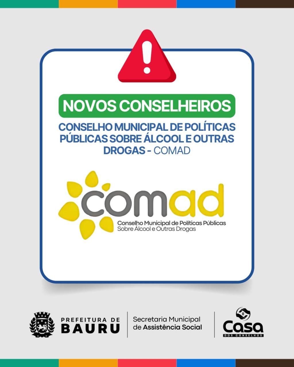 Comad Bauru abre inscrições para eleição de membros da sociedade civil – Biênio 2025/2027