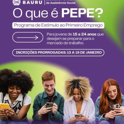Secretaria de Assistência Social encerra pré-inscrições para cursos do PIP e PEPE nesta segunda-feira (19)
