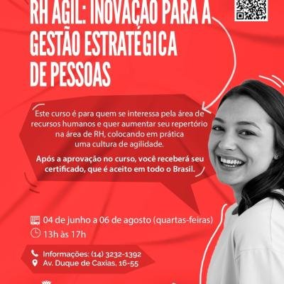 Curso RH Ágil no CIT Bauru: Inscrições abertas para capacitação em gestão estratégica de pessoas