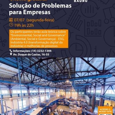 Oficina Gratuita no CIT Bauru Ensina Como Resolver Problemas Empresariais com Metodologia A3 e ESG