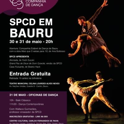São Paulo Companhia de Dança realiza apresentações e oficinas gratuitas em Bauru nos dias 30 e 31 de maio