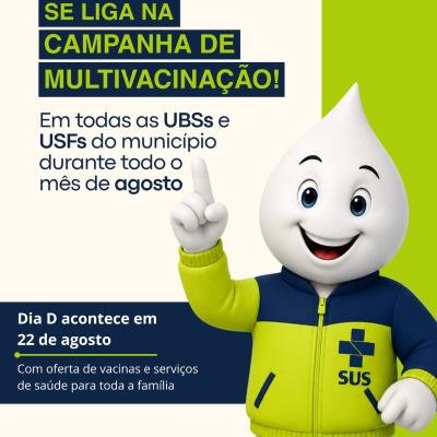 Bauru Promove Campanha de Multivacinação Durante o Mês de Agosto; Veja Postos, Horários e Vacinas Disponíveis