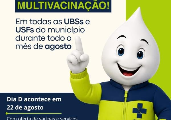 Bauru Promove Campanha de Multivacinação Durante o Mês de Agosto; Veja Postos, Horários e Vacinas Disponíveis