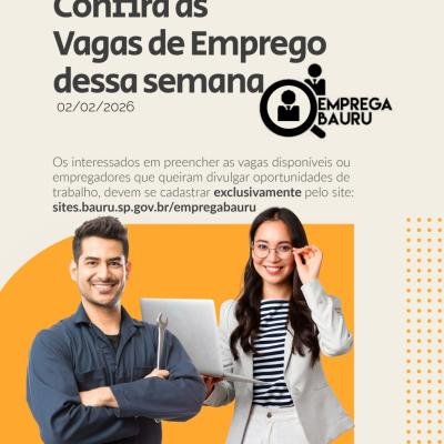 Emprega Bauru divulga vagas de emprego da semana em diversos setores