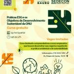 CIT oferece curso gratuito de ESG e os Objetivos de Desenvolvimento Sustentável