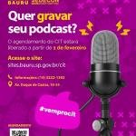 Centro de Inovação Tecnológica libera agendamento online para a sala de podcast