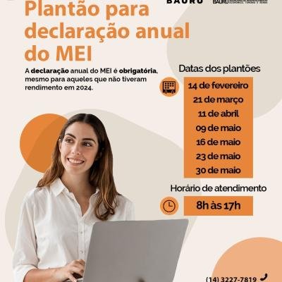 Sedecon realiza plantões para declaração anual de MEI