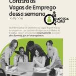 Emprega Bauru: vagas da semana - 10/03/2025