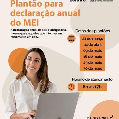 Sedecon terá plantão para declaração anual de MEI nesta sexta-feira
