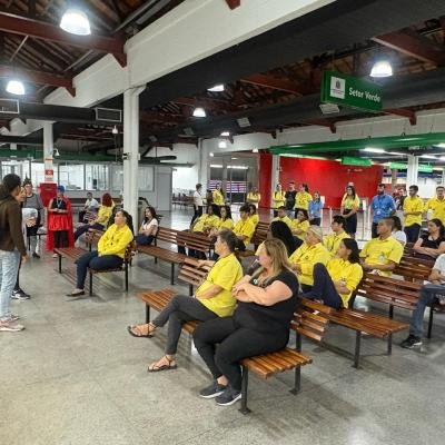 Secretaria de Saúde realiza ação de conscientização sobre o combate ao mosquito Aedes aegypti no Poupatempo