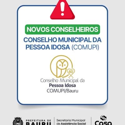 Conselho Municipal da Pessoa Idosa abre inscrições de vagas remanescentes para eleição de membros